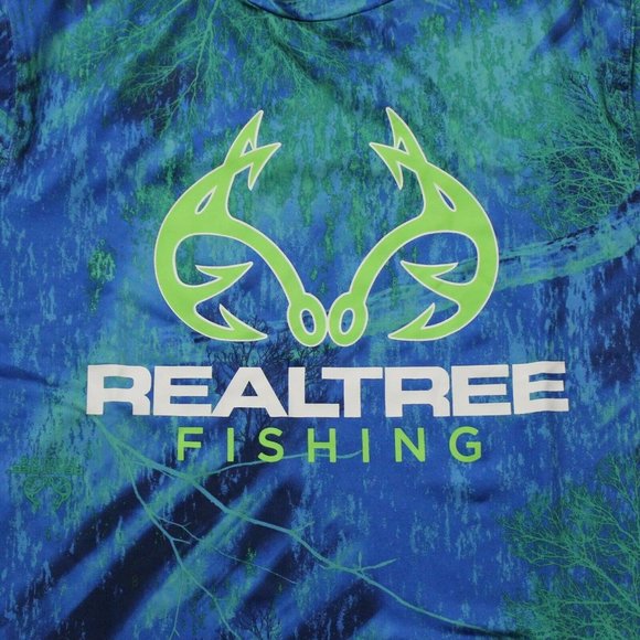 Realtree Fishing Logo Wind Performance Tee - M - Picture 2 of 4
